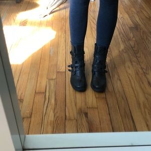Genuine Leather Black Boots